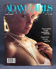 Adam Girls International April 1989 Risque Modeling Photography Photo Book