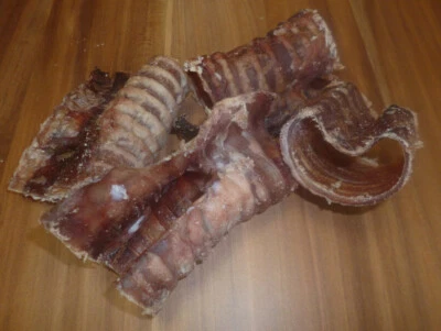 3 Kg RINDERSTROSSEN ca. 12 cm Luftröhre Kauartikel Knorpel kausnack24 Kauspaß