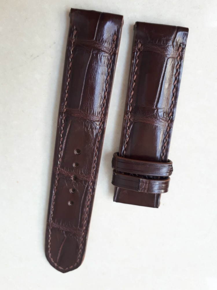 BROWN   LEATHER WATCH STRAP BAND 20mm 20mm