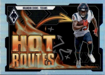 bbmカード　バレンティン、デスパイネクロスコンボカード Brandin Cooks 2021 Panini Phoenix Hot Routes Silver Prizm #HR-18