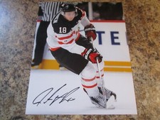 JAKE VIRTANEN SIGNED 8 X 10 MATTE PHOTO (A) TEAM CANADA CALGARY HITMEN