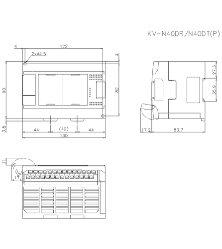 KEYENCE KV-N40DT PLC ModuleFedex shipping - Picture 9 of 9