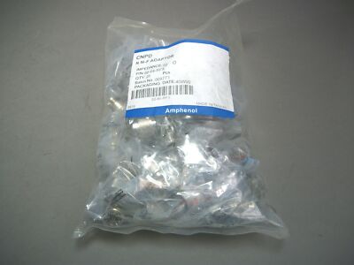 Amphenol 82-64-RFX Coax Adapter UG27/U RA° N Type - New - Lot of 25 pcs 