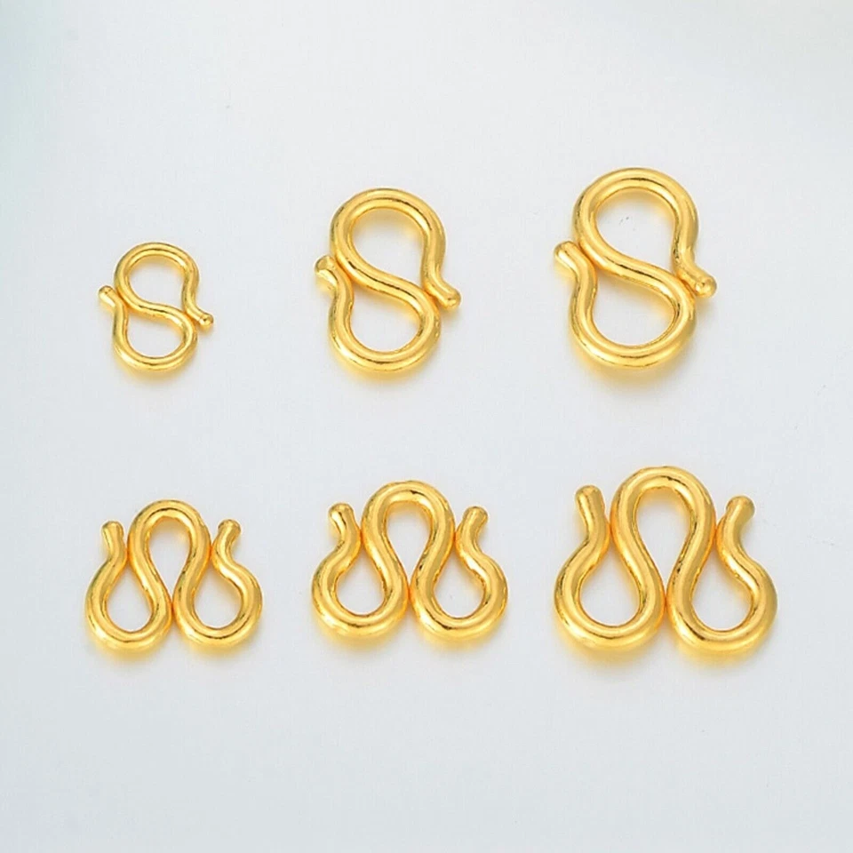 Pure 24K Yellow Gold M / S Clasp - Jewelry Findings - For Bracelet or Necklace - Image 3 of 4