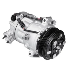 Air Conditioning Compressor & A/C Clutch for 2012-2014 Chevy Equinox 2.4L, 20...