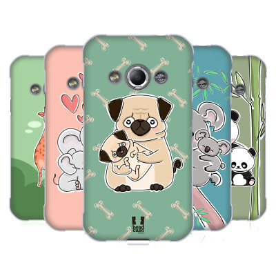HEAD CASE DESIGNS ANIMAL WITH OFFSPRING SOFT GEL CASE FOR SAMSUNG PHONES 4
