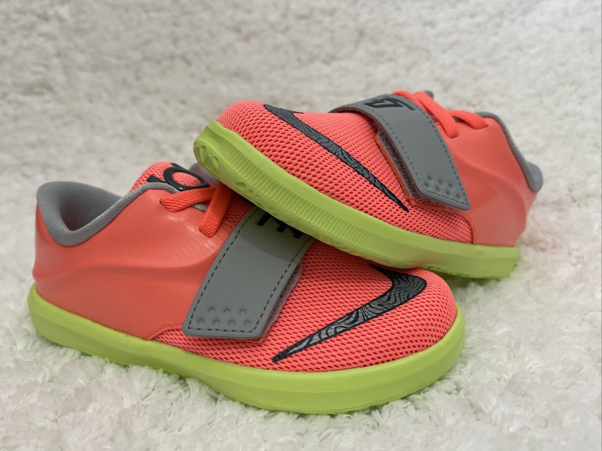 Nike Toddler's KD VII TD Mango Orange Sneaker Shoes 669943 800 for - Main Image
