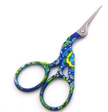 Modern Stork Embroidery Scissors, Stainless Steel Crafting Scissors Flowers