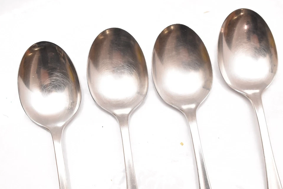 Set 4 Teaspoons Spoons WMF LINE Cromargan Stainless Germany 6 1/8" Flatware - Image 3 of 4