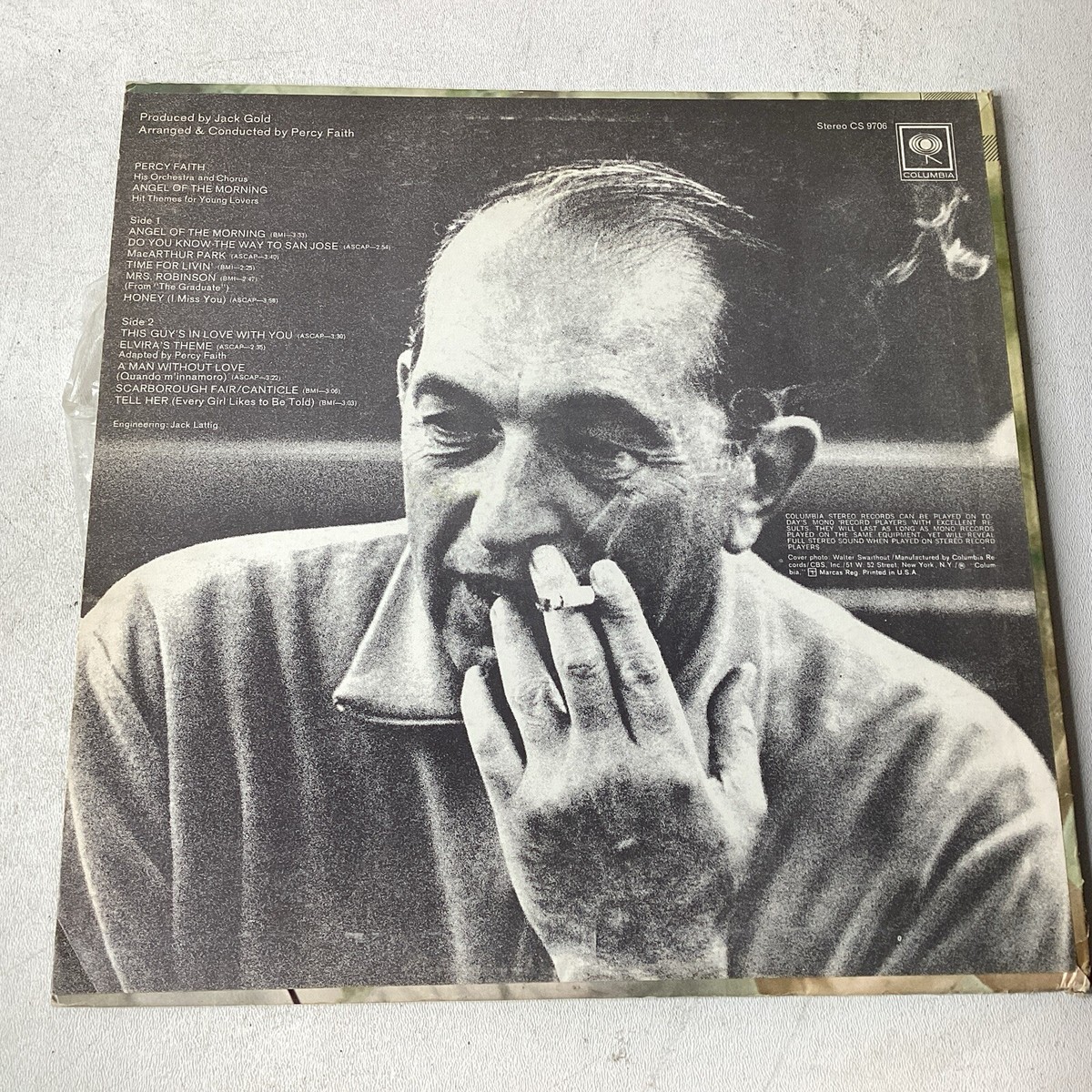 Percy Faith, His Orchestra And Chorus-Angel Of The Morning Vinyl 