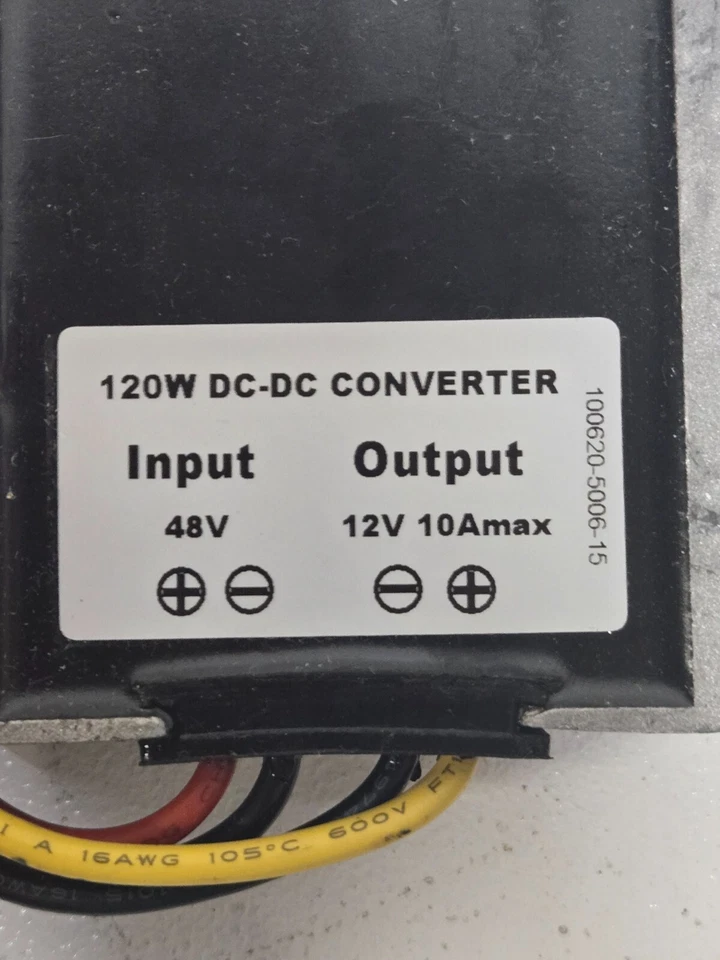 3 Quantity of 120 W DC-DC Converters 48V-12V 10 A | 100620-5009-15 (3 Quantity) - Image 4 of 4