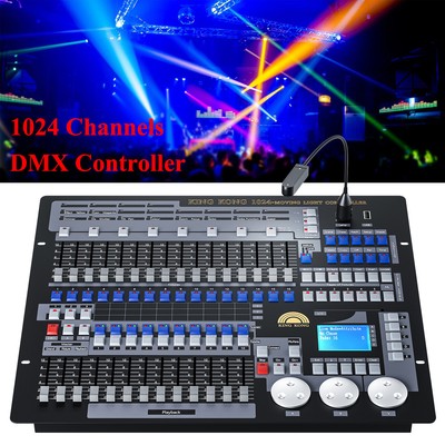 DMX512 Stage Controller 1024 Channels Stage Control Console For Stage Lighting