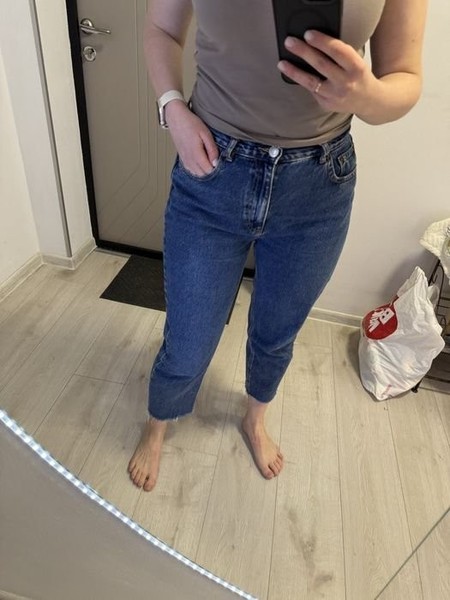 Women Pull & Bear Jeans Navy 40