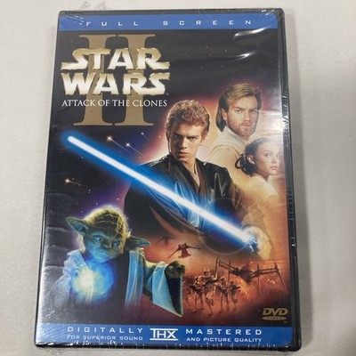 Star Wars Episode II: Attack of the Clones DVD, 2002, 2-Disc Set Full Screen NEW