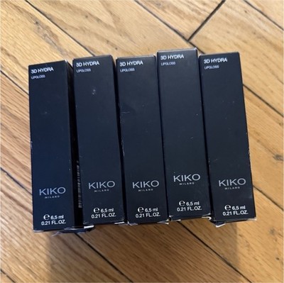 10 boxes KIKO MILANO 3D Hydra Lipgloss Lip Gloss 17 Pearly Mauve Shimmer 6.5 ml