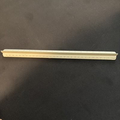 Vintage White Pickett Drafting Engineering Engineer Ruler P232E, Made in Japan