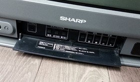 Sharp 21G-SF1 Super Famicom Built-in TV Console SFC Tested Working Rare Japan