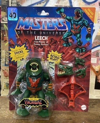 Masters Of The Universe 40th Leech Figure Deluxe Set MOTU New Sealed Mattel 2022