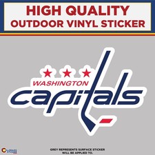 Capitals, High Quality Vinyl Sticker Decals