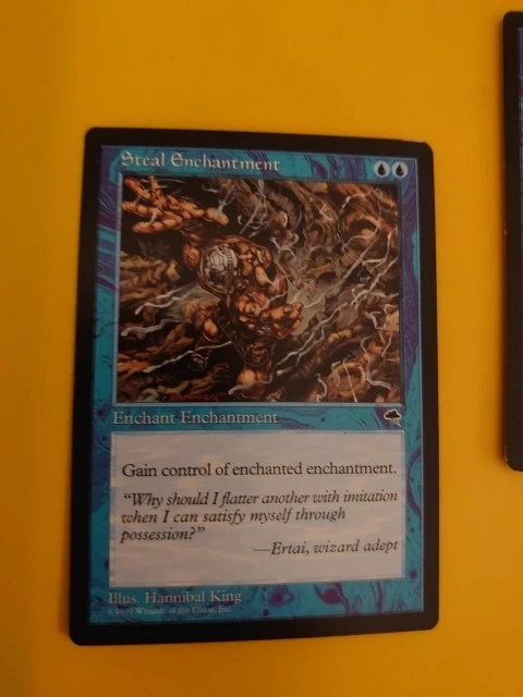 Steal Enchantment. Enchant  Tempest. Old Vintage. Magic the Gathering Card - Image 2 of 4