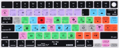 Logic Pro Shortcut US Version Keyboard Cover Skin for 2026-2021 Macbook Pro 14 1
