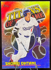 Shohei Ohtani 2026 Topps Titans of the Game Los Angeles Dodgers Insert Superstar