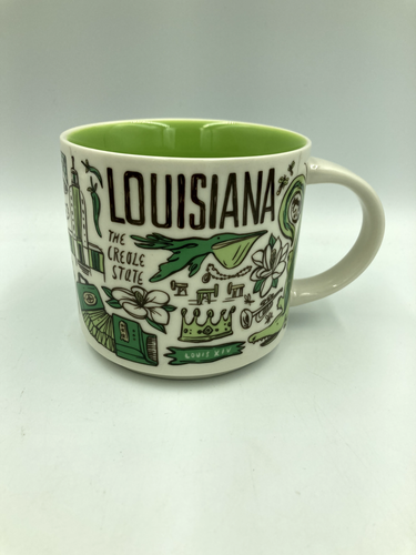 starbucks 'been there' louisiana mug - 3.5" / 14oz / c2019 - collection/box NIB - Picture 2 of 10