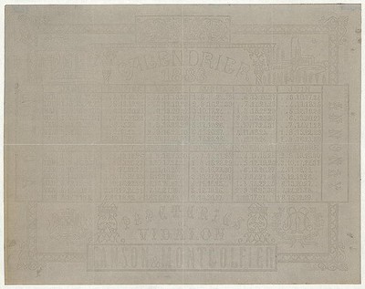 PHOTO ONLY of Stationery,Canson & Montgolfier,1883,Balloon in Flight,French
