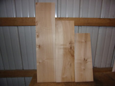 3 PC HARD MAPLE LUMBER WOOD KILN DRIED BOARDS LOT F102F 1 1/8" THICK