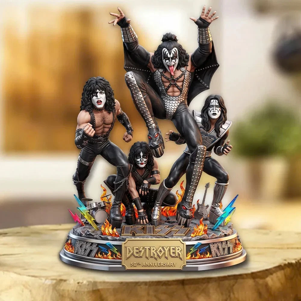 KISS 50th Anniversary Shape Acrylic Plaque