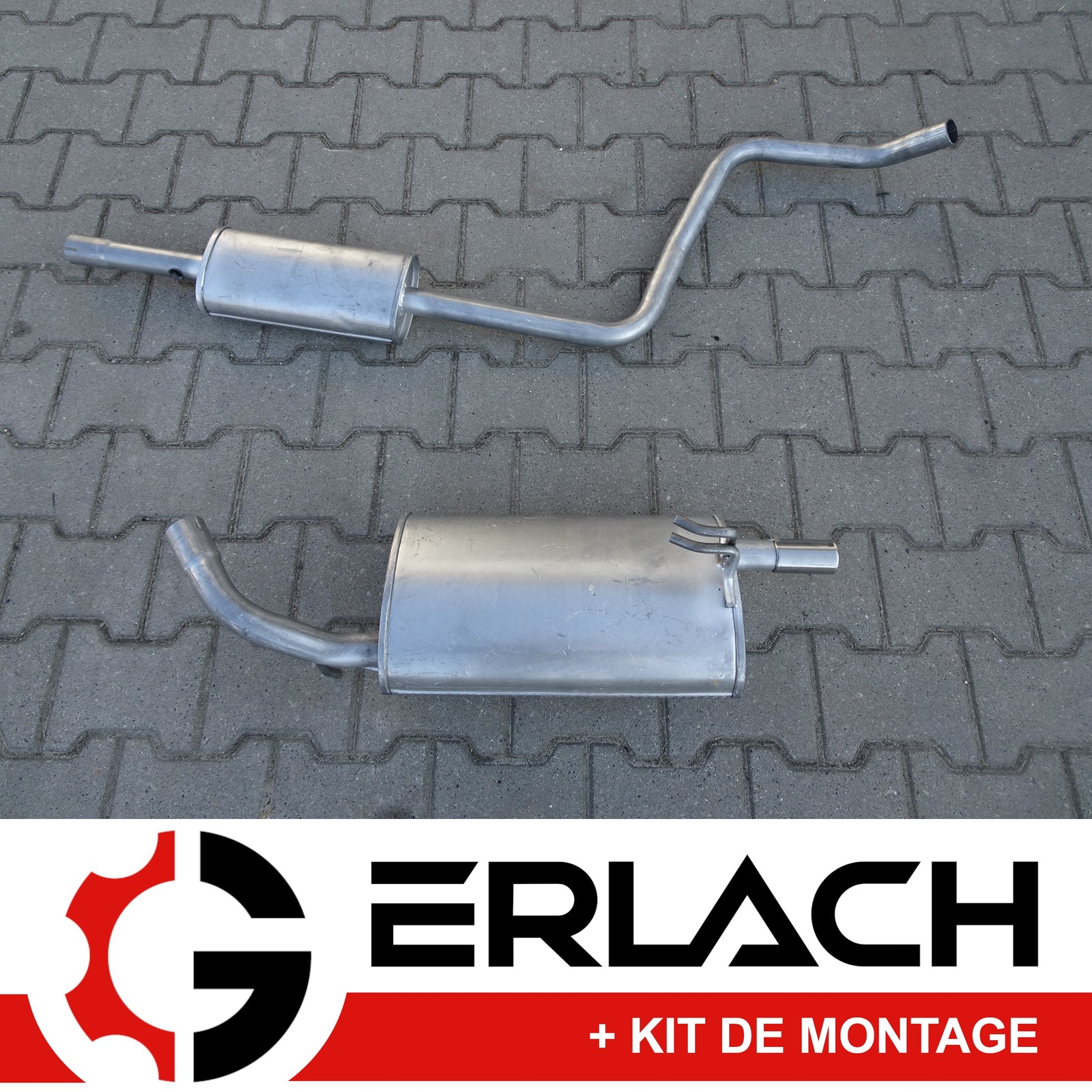 Echappement silencieux Mitsubishi Colt 1.1i 1.3i reduit le bruit du moteur use 3398