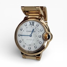 Full Set Cartier Ballon Bleu 36 mm 18K Yellow Gold Automatic Watch W69003Z2 4