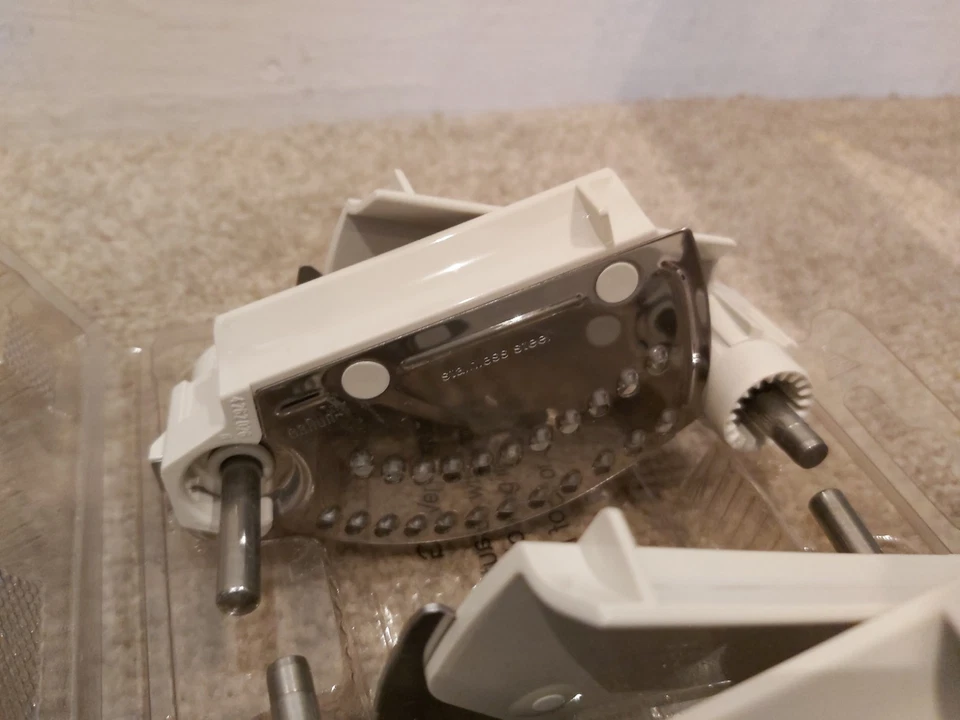 x4 BRAUN MULTIPRACTIC 4262 BLADE SET Discs for 1000ml Food Processor - Image 4 of 4