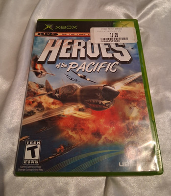 Heroes of the Pacific Classic Xbox Game With Case And Manual!