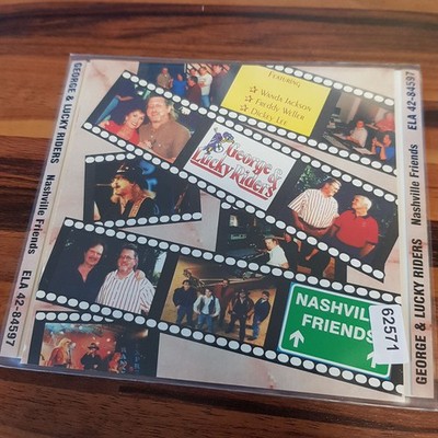 GEORGE & LUCKY RIDERS nashville friends VG+/VG+ (CD Album, Country)