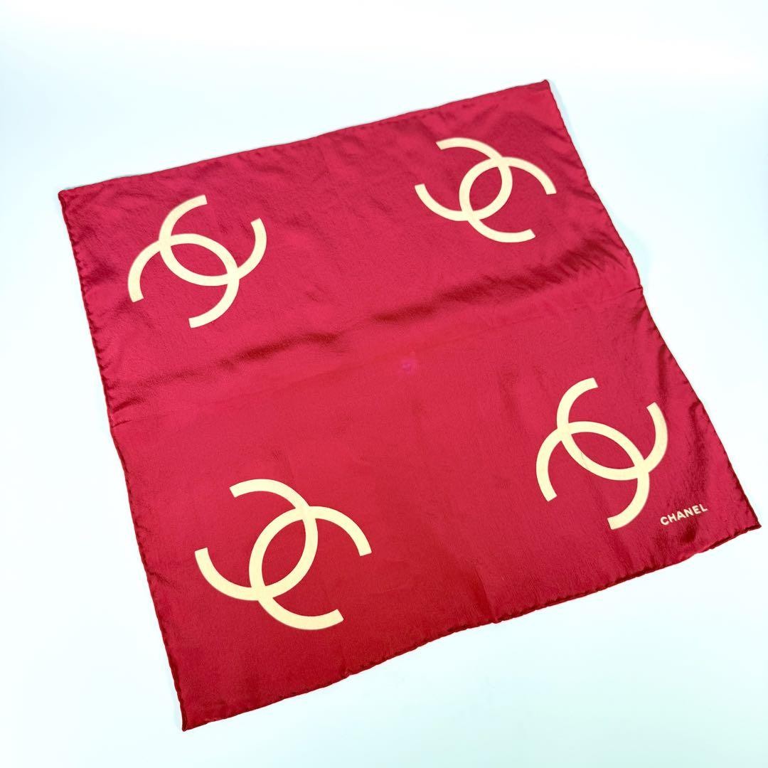 CHANEL Coco Mark Silk Mini Scarf in Classic Elegant Design