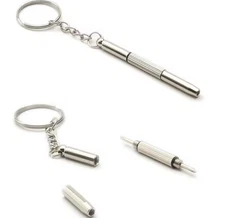 3in1 Mini Screwdriver Tool Repair set keyring for Watch Glasses  Phone JKU