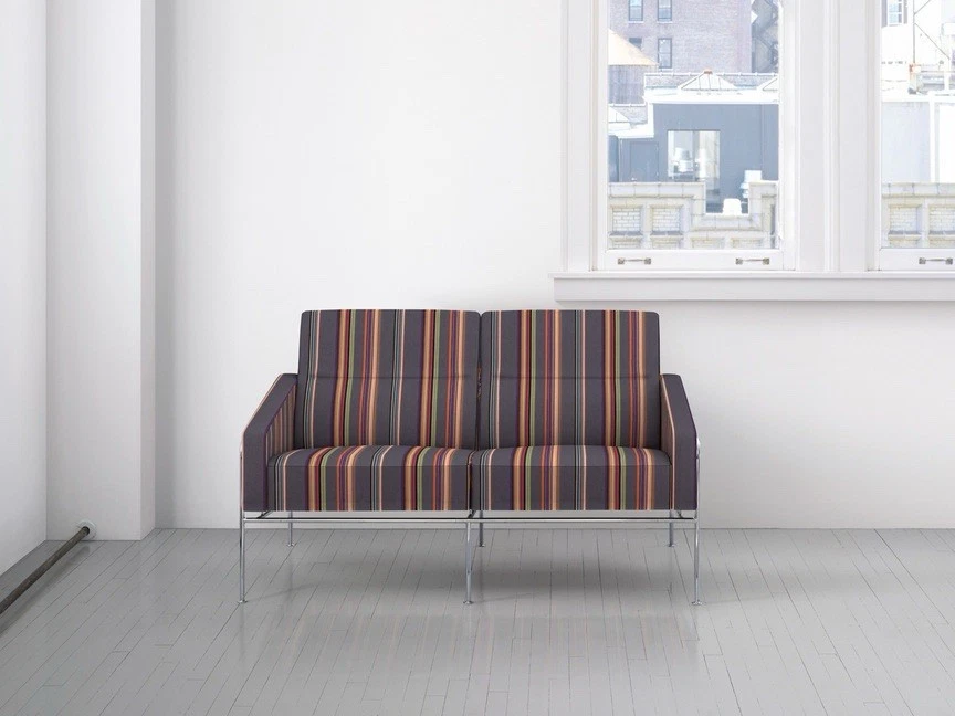 Tela de tapicería Maharam "rayas sincopadas" de Paul Smith por yarda Foto 2 de 2