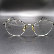 GEOFFREY BEENE GB 1154 Gunmetal Oval Eyeglass Frames 50-17-135 Full Rim New Old