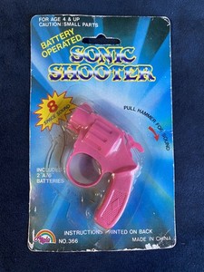 Sonic Shooter / 90s Agglo Corp /Battery Operated Space Toy Gun / Factory Sealed