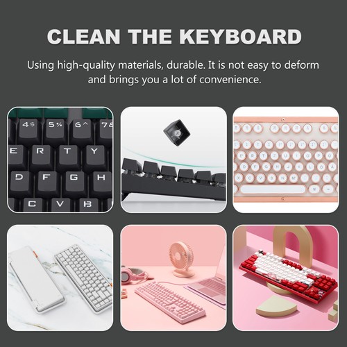 Keycap -Entfernungswerkzeug Laptop-Reinigungsbürste Abzieher Für Tastaturkappen - Afbeelding 6 van 12
