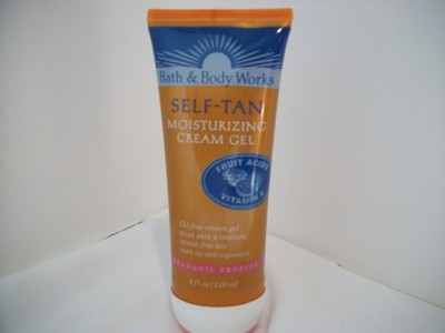 Vintage New Bath and Body Works Self-Tan Moisturizing Cream Gel Tranquil Tropics