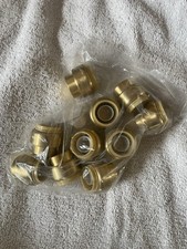 NEW - 10 PIECE 1/2" SHARKBITE STYLE PUSH ON  CAP PEX COPPER PIPE REPAIR FITTINGS