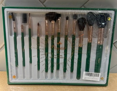 Daxstar Premium Makeup Brushes Set 12pcs Deep Green Professional Kit New NIP