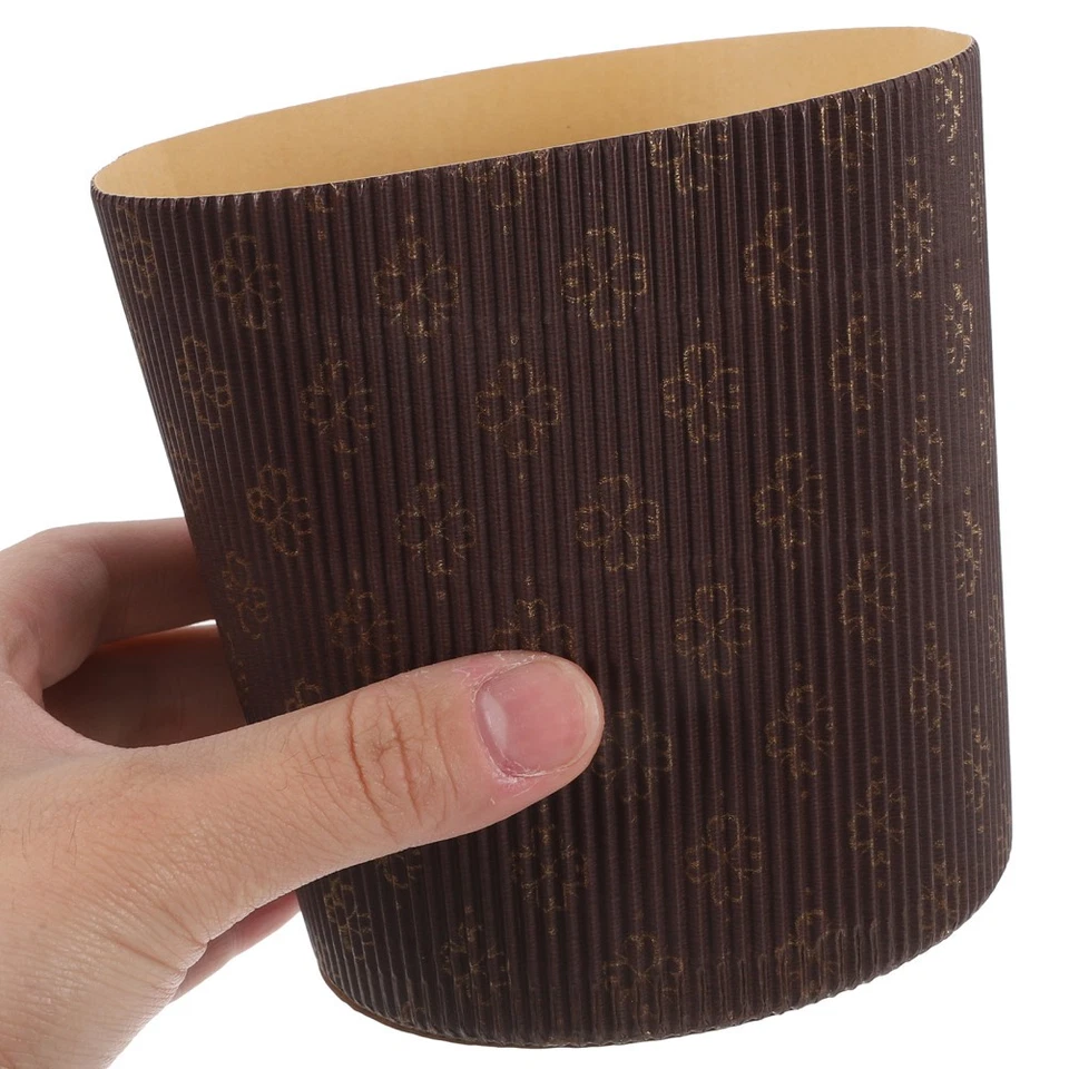  25 Pcs Paper Cupcake Liners Bread Mold for Baking Bakeable Panettone Pans - image 3 of 4