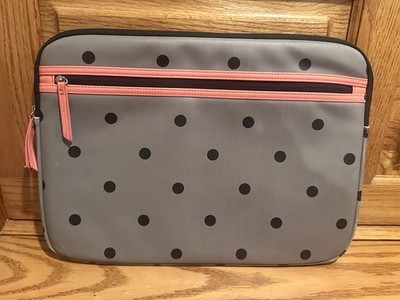 Super Cute Laptop/Tablet Bag - Targus; 15x11 Inches - Thick Padding; Salmon, Gra