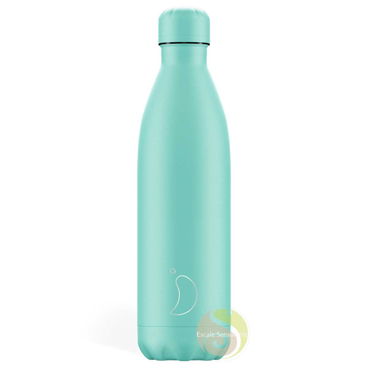 Bouteille isotherme 750 ml Chilly's gourde thermos inox réutilisable vert pastel