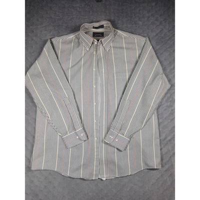 Vtg 90s The Arrow Company Mens Striped Oxford Shirt. Large. GrandpaCore. Neoprep