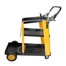 Rugged Welding Machine Cart for Home & Industrial Use, Gas Bottle Holder, 200 LB