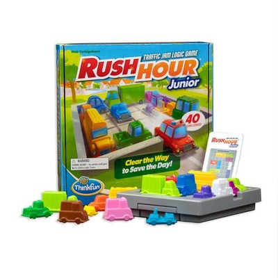 ThinkFun Rush Hour Junior - Classic Traffic 8 x 8.9 x 2.5 inches, Multicolor